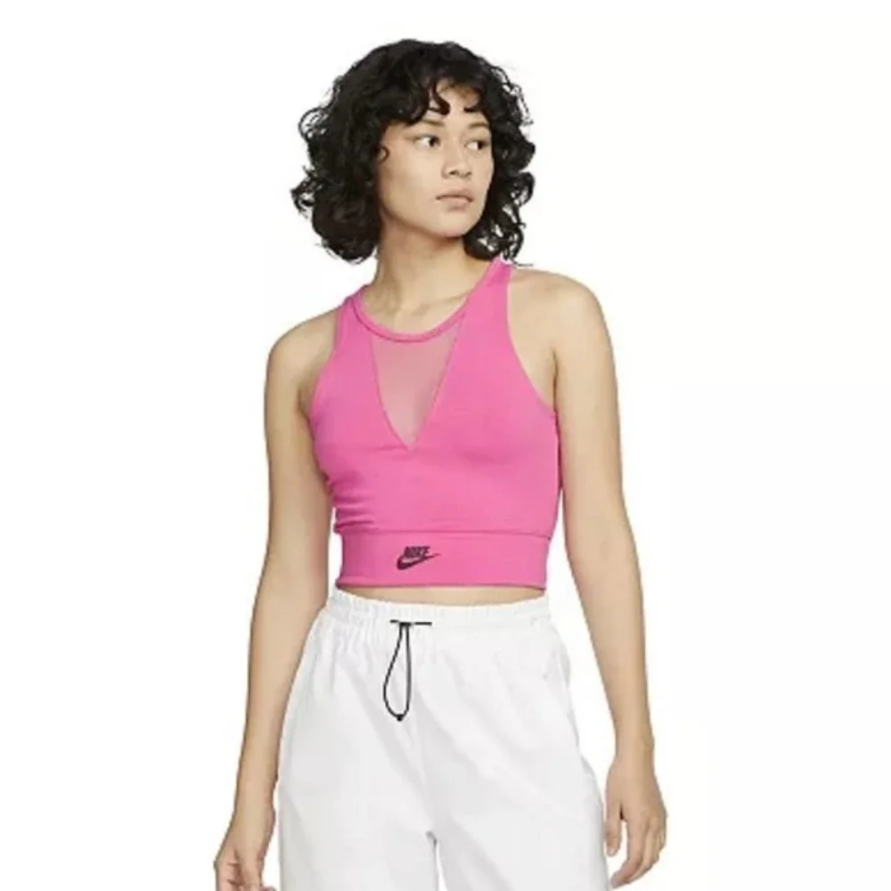 Nike‎ Sportswear Crop Dance Tank(DV0333-684) Size XL